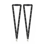 Leonardo Black 20ml Rpet Lanyards